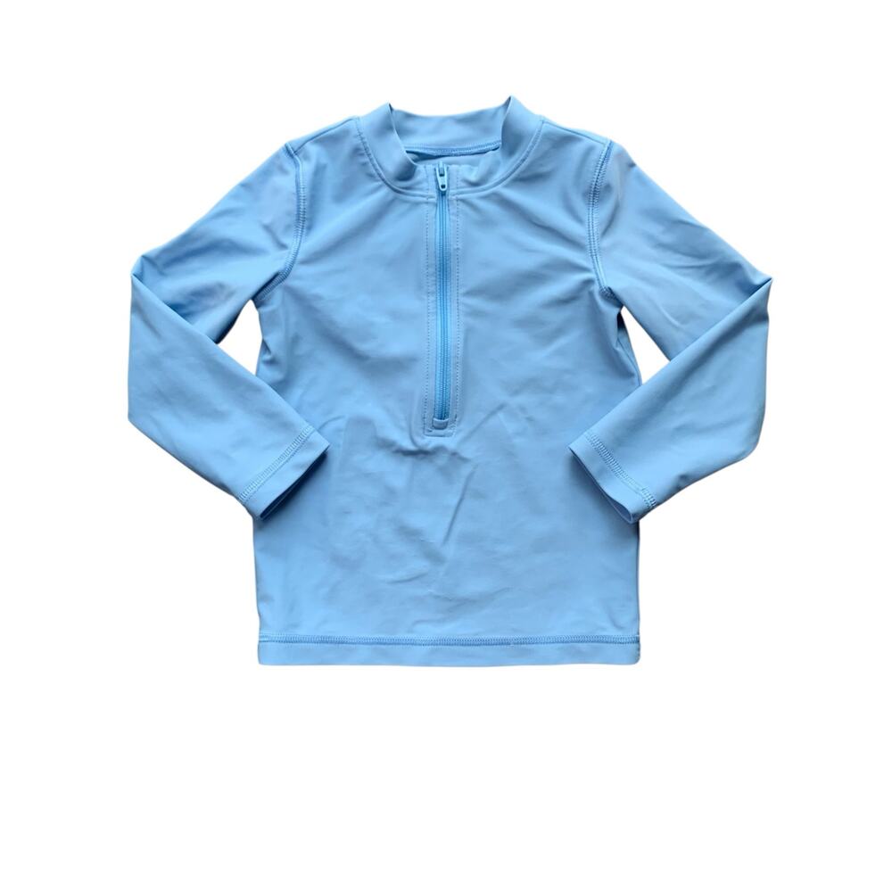 Primary Zip Up Rashguard Swim Shirt